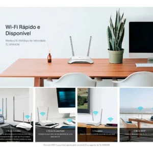 Roteador Wi-Fi Tp-link Tl-wr840n Wireless N 300mbps - Imagem 6