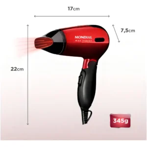 Secador de cabelo dobrável Mondial Max Travel 1200w Sc-10 - Imagem 6