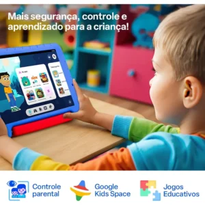 Tablet Infantil Mickey Wi-fi 6gb Ram 64gb Multi - Nb438 Azul - Imagem 4