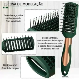 4 Peças Escovas De Cabelo Escova De Cabelo Profissional - Imagem 3