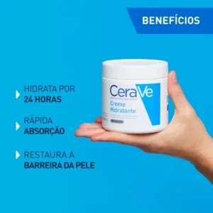 Creme Hidratante Corporal e facial para Pele Seca a Extra Seca Sem Perfume 454g CeraVe - Imagem 4