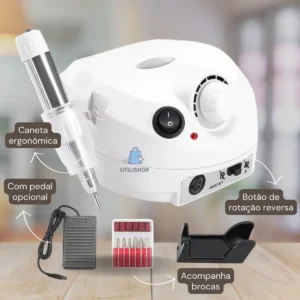 Motor Porquinho Lixadeira Unha Elétrica Profissional - Imagem 5