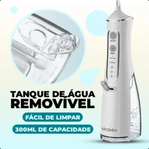 Irrigador Oral Portátil VibePro Gurumania 5 Modos 140psi 300mL Bateria USB - Imagem 3