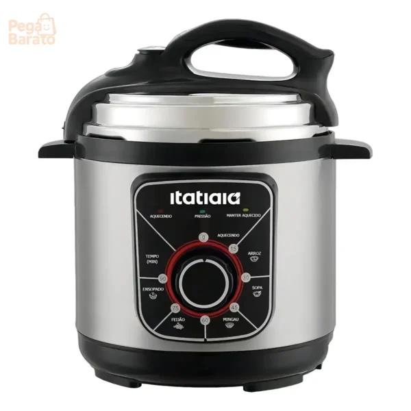 Panela De Pressão Elétrica Itatiaia Essencial 3l 700w Inox Preto