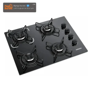 Cooktop Itatiaia Essencial 4 Bocas cor Preto - Imagem 1