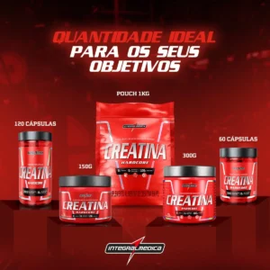 Creatina Hardcore 100% Pura 120 Capsulas Energia e Força - Integralmedica - Imagem 7
