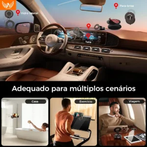 Suporte Celular Carro Magnético Rotativo 360dobrável Ventosa - Imagem 3