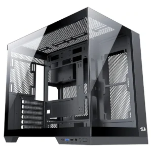 Gabinete Gamer Redragon Wideload Pro Ca-604b-Pro Preto Mid Tower Vidro ATX - Imagem 8