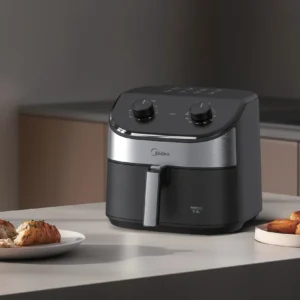 Fritadeira Air Fryer 5,5l Widemax Com Interior De Alumínio 1900w Midea - Imagem 8