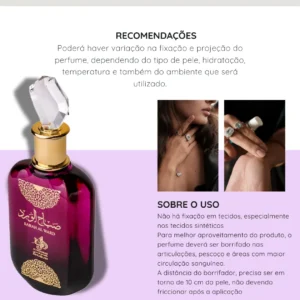 Perfume Sedutor Árabe Sabah 100ml Original Feminino - Imagem 4