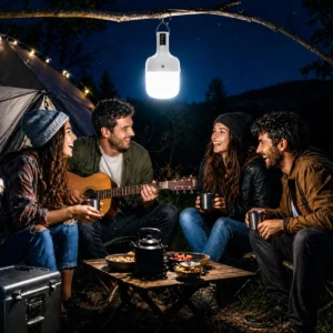 Lampião Luz Led Acampamento Pesca Recarregável Potente Usb - Imagem 8