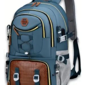 Mochila Unissex 40l Passeio Escola E Trabalho Bolso Tênis - Imagem 3