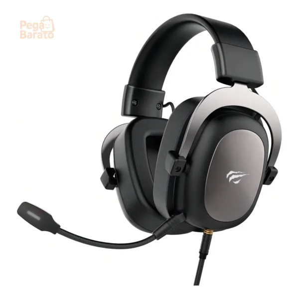 Fone De Ouvido Headset Gamer Havit H2002d P3 Para PS3/PS4/PS5/XBOX/PC Cor Preto