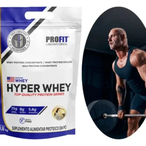 Hyper Whey Protein 1,8kg Isolado E Concentrado - Profit Labs Sabor Baunilha - Imagem 6