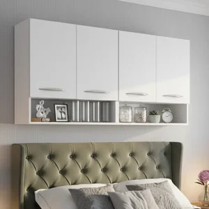 Armário De Cozinha 4 Portas Com Design Atual Aéreo - Imagem 6