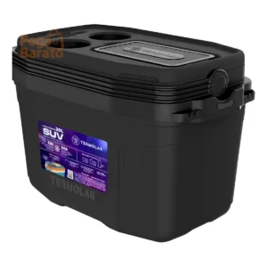 Caixa Termica Suv Cooler Com Alça 20 Litros Praia Pesca Camping Cor Preto Termolar - Imagem 1