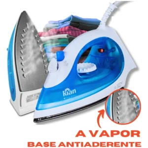 Ferro De Passar Roupas A Vapor 1300w Kian Cor Azul - Imagem 7
