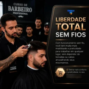 Maquina De Acabamento Detalhes Cabelo Barba Kemei Km-9163 - Imagem 3