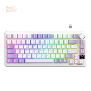Teclado Mecânico Sem Fio Attack Shark X85pro 75% Tela Tft - Imagem 1