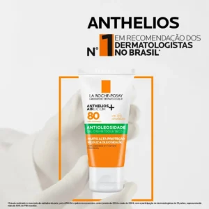 Protetor Solar Facial FPS 80 Antioleosidade Anthelios Airlicium La Roche-Posay 40g - Imagem 7