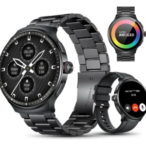 Relógio Inteligente Aolon Prime3 Tela Amoled AGPS 1.43 Aod IP68 Faz Chamadas 1atm Preto - Imagem 1