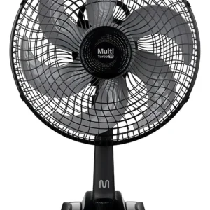 Ventilador De Mesa 30 Cm Preto Multi Turbo Vl302 Frequência 60 Hz Pás Plástico 6 Pás - Imagem 6