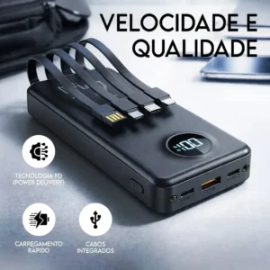 Carregador Portátil Davely Power Bank 20000mAh Turbo para Samsung, iPhone e Xiaomi - Imagem 5