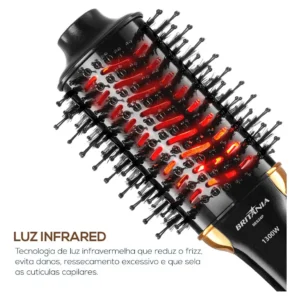 Escova Secadora Britânia Nanocerâmica 1300W Infrared BES24P Bivolt - Imagem 3