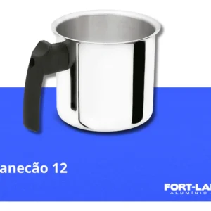Conjunto De Panelas Caçarolas Polido Fortlar 5 Pçs. Cor Polida - Imagem 5
