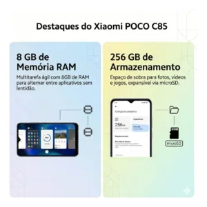Xiaomi Poco C85 Nfc Dual Sim 8gram/256gb - Imagem 8