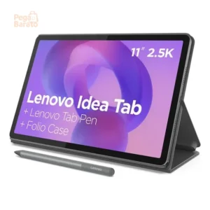 Tablet Lenovo Idea Tab, 8GB RAM, 128GB, 11” 2.5K 90Hz, Android 15, Wi-Fi, com Caneta e Capa, ZAFR0856BR - Imagem 1