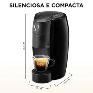 Cafeteira Tres Corações Lov Automática Preta-brilhante Cor Preto - Imagem 4