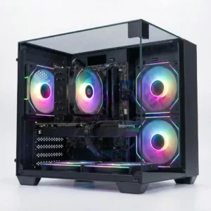 PC Gamer Completo Intel Core i5, Radeon RX 570 8GB, 16GB RAM, SSD 512GB NVMe, Fonte 600W, 5 fans RGB, Monitor LED 23", Preto -BluePC FRAME PGBP-FRM126 - Imagem 2