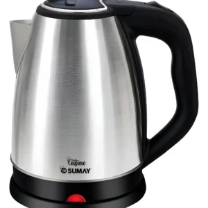 Chaleira Jarra Elétrica Bule 1,8 Litros Aço Escovado 1000w Sumay Cusine - Imagem 1