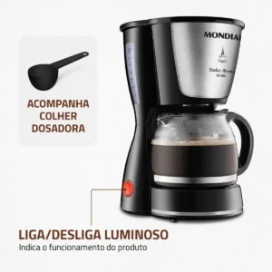 Cafeteira Elétrica Dolce Arome Mondial 550W - C-30-18X-FB - Imagem 6