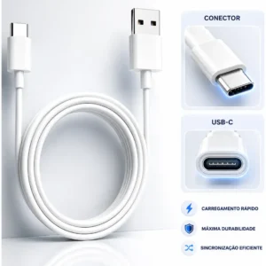 Carregador Turbo 120w Usb-c Para Xiaomi Redmi Poco X7 Branco - Imagem 4
