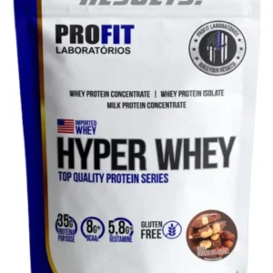 Hyper Whey 900g Isolado E Concentrado Profit Sabor Creme De Avelã - Imagem 1