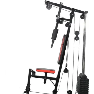 Estação De Musculação De 45kg Wct Fitness Cor da estrutura Preto Cor do estofamento Preto e vermelho - Imagem 8