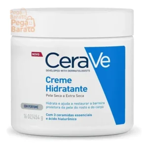 Creme Hidratante Corporal e facial para Pele Seca a Extra Seca Sem Perfume 454g CeraVe - Imagem 1