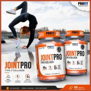 Joint Pro Colágeno Tipo 2 Com Vitamina C - 60caps - Profit Sabor Without flavor - Imagem 6