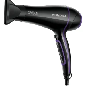 Secador De Cabelos Black Purple SCN-01 2000W Preto Mondial - Imagem 1