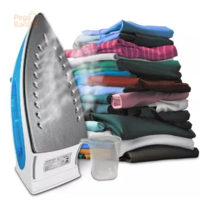 Ferro De Passar Roupas A Vapor 1300w Kian Cor Azul - Imagem 1