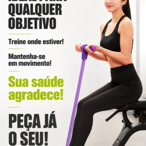 Elástico Treino Extensor Exercícios Academia Em Casa Fitness - Imagem 3