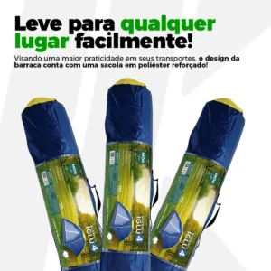Kit Barraca Camping 4 Pessoas Iglu + Colchão Inflável Casal - Imagem 8