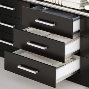 Guarda Roupa Tonielque Móveis GR Capri 2P/Esp Onix - Imagem 8