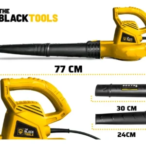 Soprador De Folhas E Resíduos Elétrico 2000w Para Jardim Bsf2000 The Black Tools - Imagem 3
