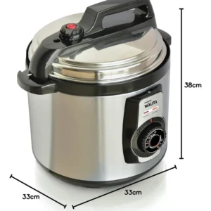 Panela De Pressão Elétrica Walita Daily Philips Ri3103 Metal Cor Preto/Prata Frequência 60 Hz - Imagem 8