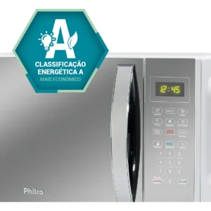 Micro-ondas 33L Philco Espelhado/Branco 1400W 220V PMO38E - Imagem 7
