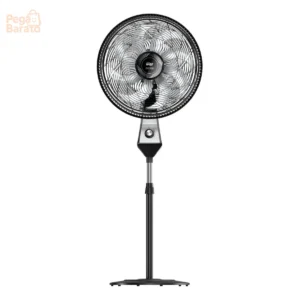 Ventilador de Coluna Silencioso WAP Flow Turbo 180W 8 Pás com Ajuste de Altura e 3 Velocidades - Imagem 1