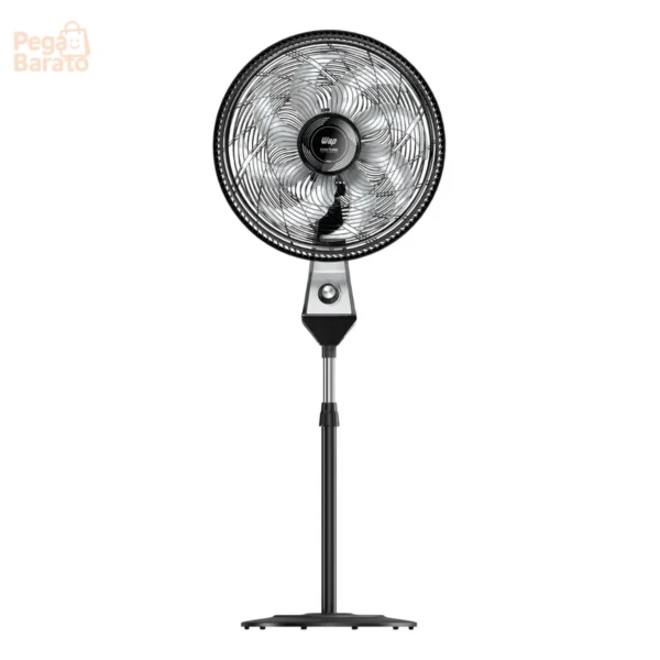 Ventilador de Coluna Silencioso WAP Flow Turbo 180W 8 Pás com Ajuste de Altura e 3 Velocidades